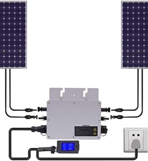 BANLICALI 700W Solar Micro Inverter Kit with LCD Display