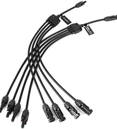 BougeRV Solar Y Branch Connectors for Solar Panel Arrays