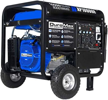 DuroMax XP10000E Gas Generator 10000 Watt, Electric Start, RV Ready