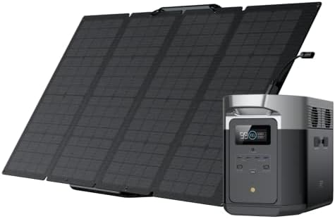 EF ECOFLOW Solar Generator DELTA Max with 160W Solar Panel