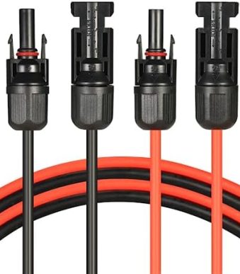 H-Pro 15ft High-quality Solar PV Cables with double insulation