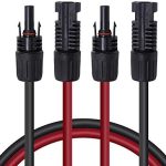 Renogy 20FT Solar Panel Connectors Female and Male