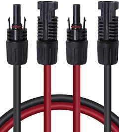 Renogy 20FT Solar Panel Connectors Female and Male