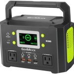 GENSROCK Portable 300W Power Station with Solar Generator