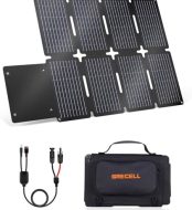GRECELL Portable 80W Foldable Solar Panel Charger with USB-A and USB-C