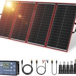 DOKIO Portable 300w Solar Panel Kit for Camping and RVs