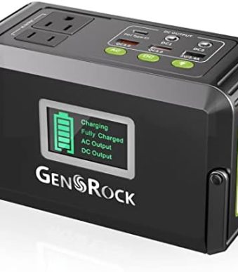 GENSROCK Portable Lithium Battery Power Station for Outdoor Activities