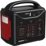 Tenergy Portable Power Station 600Wh Battery and 3x 500W AC Outlets