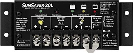 Morningstar SunSaver 20A PWM Solar Charge Controller