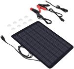 Renogy 10W Solar Battery Maintainer for Vehicle Charging