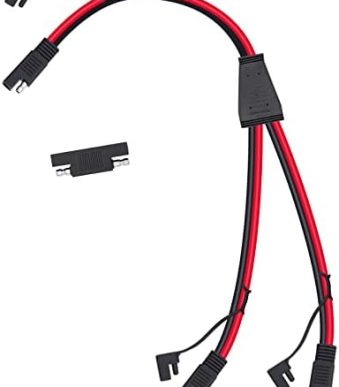Billion wealth SAE Connector Y Splitter Extension Cable for Solar Connection