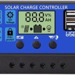FLTXNY POWER 20A Solar Charge Controller with LCD Display