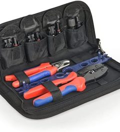 iCrimp Solar PV Panel Crimping Tool Kit with Connectors & Cutter