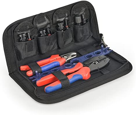 iCrimp Solar PV Panel Crimping Tool Kit with Connectors & Cutter