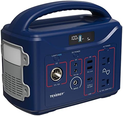Tenergy T320 Portable Power Station: 300Wh Battery
