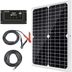 Topsolar 20W 12V Solar Panel Kit with Charge Controller