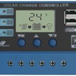 Ericsity 10A Solar Charge Controller with Dual USB Port