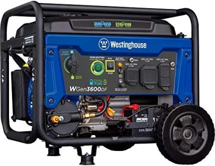 Westinghouse 4650W Dual Fuel Portable Generator with Remote Start