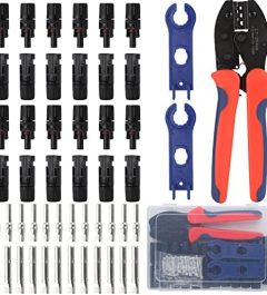 YXGOOD Solar Crimping Tool with Connectors and Wrenches