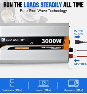 ECO-WORTHY 3000W Pure Sine Wave Solar Inverter Package