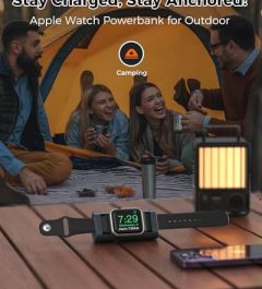 newq portable wireless power bank for apple watch series 5-9