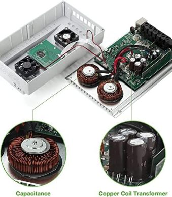 OOYCYOO 100A MPPT Solar Charge Controller with LCD Display