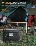 ebl portable power station with 2400w for home and camping