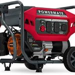 Powermate 4500W Gas-Powered Portable Generator for Home and Outdoor Use