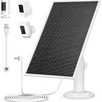 Kagtlta 1 Pack - Solar Panel for Ring Camera Compatible