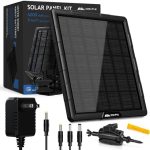 ORIPIK 12V Solar Panel: for Game Camera Lithium Charger