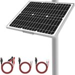 SUNER POWER 12V Waterproof 20W Solar Trickle Charger