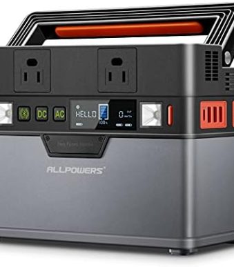 ALLPOWERS 300W Portable Power Station, 288Wh Power Source