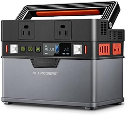 ALLPOWERS 300W Portable Power Station, 288Wh Power Source