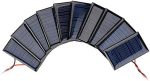 AOSHIKE 10Pcs Mini Solar Panels for DIY Projects