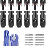 BougeRV 12 PCS Solar Panel Cable Connectors Set