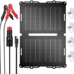 EBL 25W Solar Car Battery Charger Maintainer