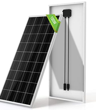 ECO-WORTHY High-Efficiency 100W 12V Solar Panel for Off-Grid Applications