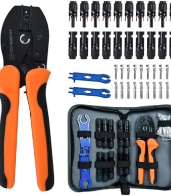 ECO-WORTHY Solar Crimper Kit: Connectors, Tools, Spanners Included