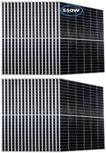 Futuresolar 36pcs 550W Bifacial Monocrystalline Solar Panel
