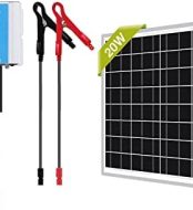 Newpowa 20W Waterproof Solar Panel Off-Grid Kit
