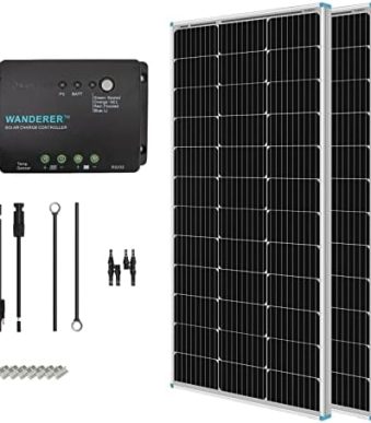 Renogy 200W 12V Solar Panel Starter Kit for Off-Grid