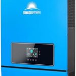 rewrite this title summary 7-10 words: sungoldpower 10000w dc 48v pure sine wave solar inverter, built-in 2 mppt solar controllers, max. 200a battery charging, ac input/output 120v/240v(settable) inverter charger (10000w dc 48v)