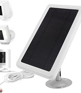 Kakajuelo Solar Panel for Ring Camera with 13ft Cable