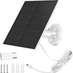 SANKABA 5W USB Solar Panel for Security Cameras, IP65 Waterproof