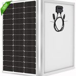 WERCHTAY 180W 12V High-Efficiency Solar Panel for Off-Grid Use