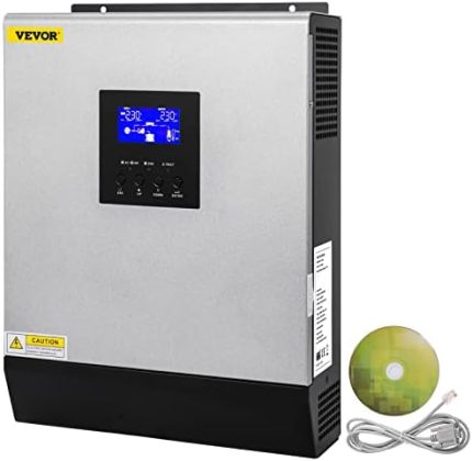 VEVOR 3KVA Hybrid Solar Inverter with PWM Controller