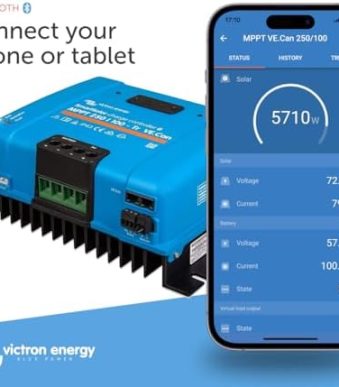 Victron SmartSolar MPPT TR VE.Can 250V 100A Controller (Bluetooth)