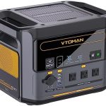 vtoman portable power station with 1500w ac outlets and fast recharge