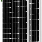 werchtay 100w solar panels 2pcs high-efficiency for off-grid applications