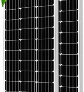 werchtay 100w solar panels 2pcs high-efficiency for off-grid applications
